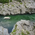 江川の湧水 - 徳島県吉野川市鴨島町西麻植