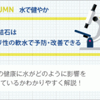 痛風と結石はアルカリ性の軟水で予防・改善できる