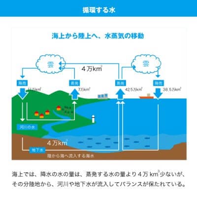 循環する水