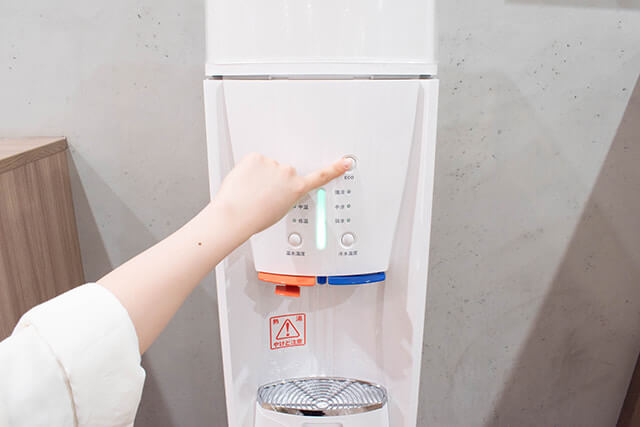 リセットタイムのECOボタン